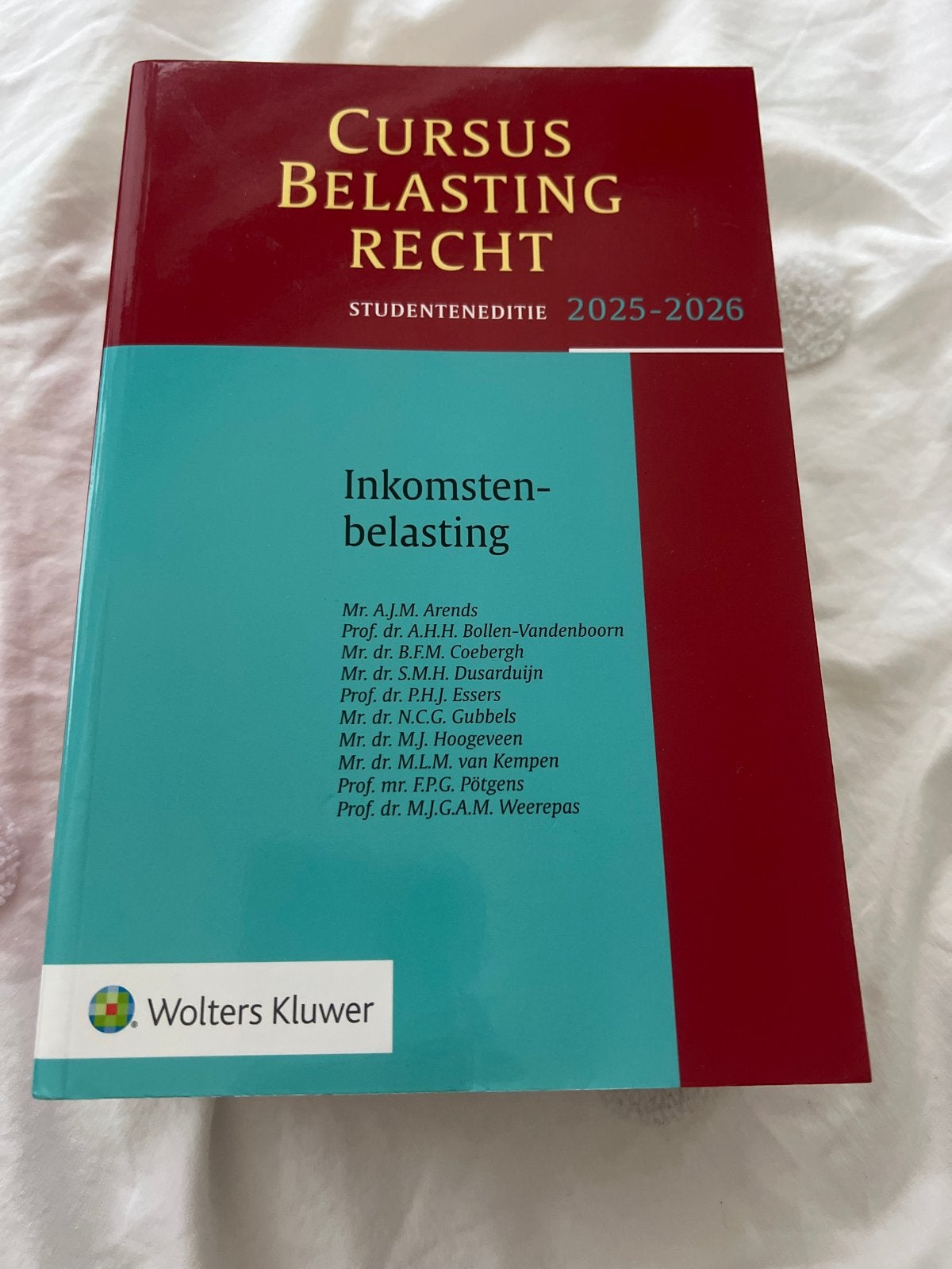 Cursus Belastingrecht: Inkomstenbelasting 2025-2026, Ophalen of Verzenden, Gamma, Nieuw, HBO
