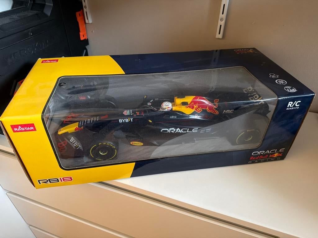Rastar Red Bull Racing RB18 R/C Schaal 1:12 - Nieuw in doos, Elektro, Nieuw, Ophalen of Verzenden, Auto onroad