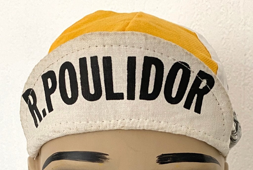 Wielrennen vintage petje RAYMOND POULIDOR ong. 1960, Ophalen of Verzenden, Overige typen