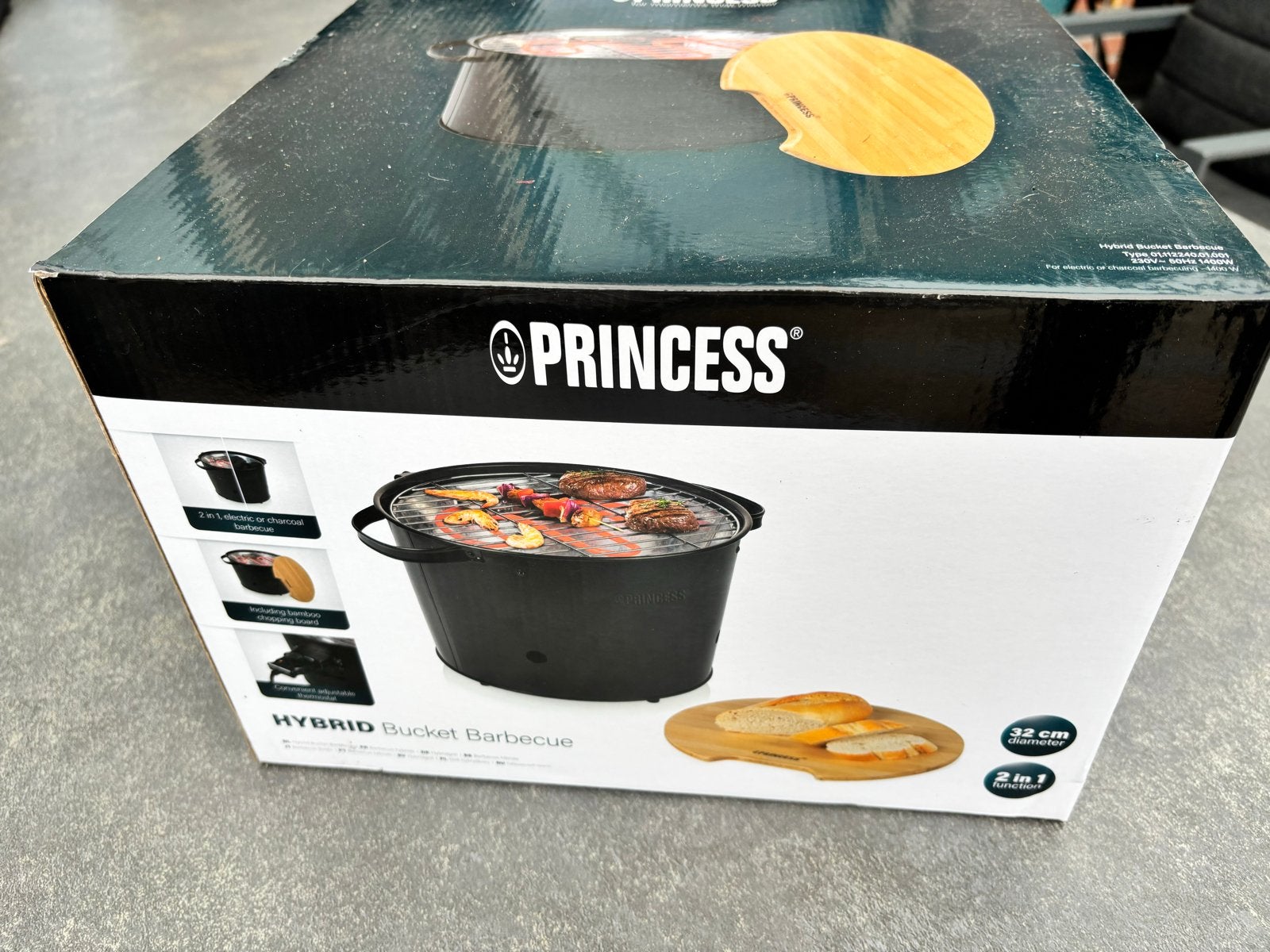 Princess Hybride Bucket Barbecue - Nieuw in doos, Ophalen of Verzenden, Nieuw