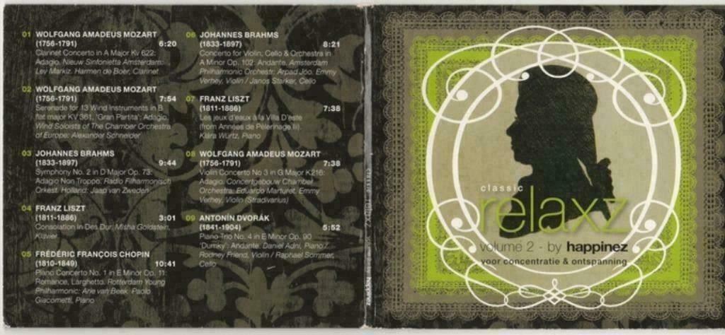 Classic Relaxz Volume 2 - By Happinez, Cd's en Dvd's, Ophalen of Verzenden, Classicisme, Zo goed als nieuw, Overige typen
