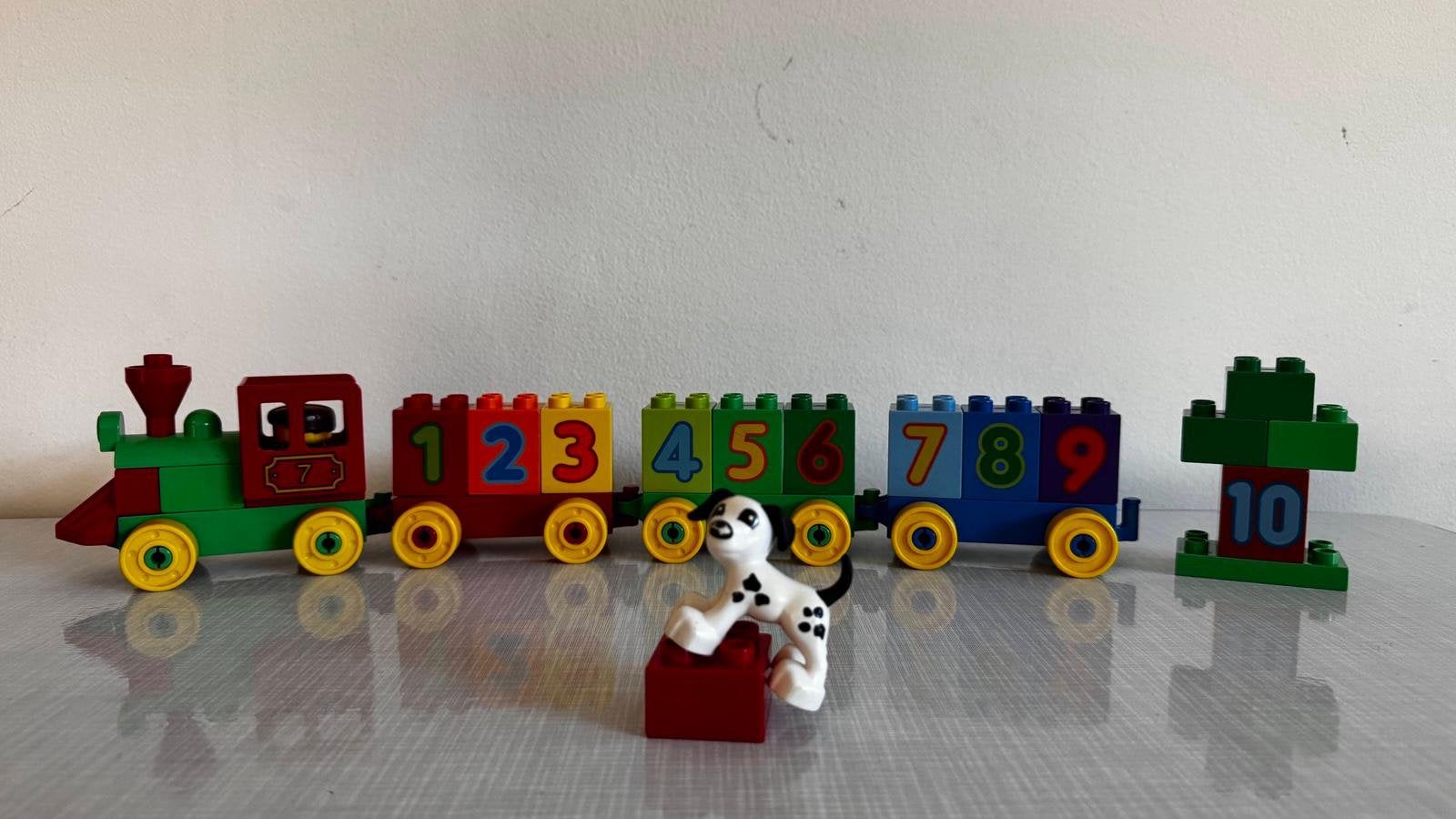 Cijfertrein van duplo, Ophalen of Verzenden, Gebruikt, Duplo