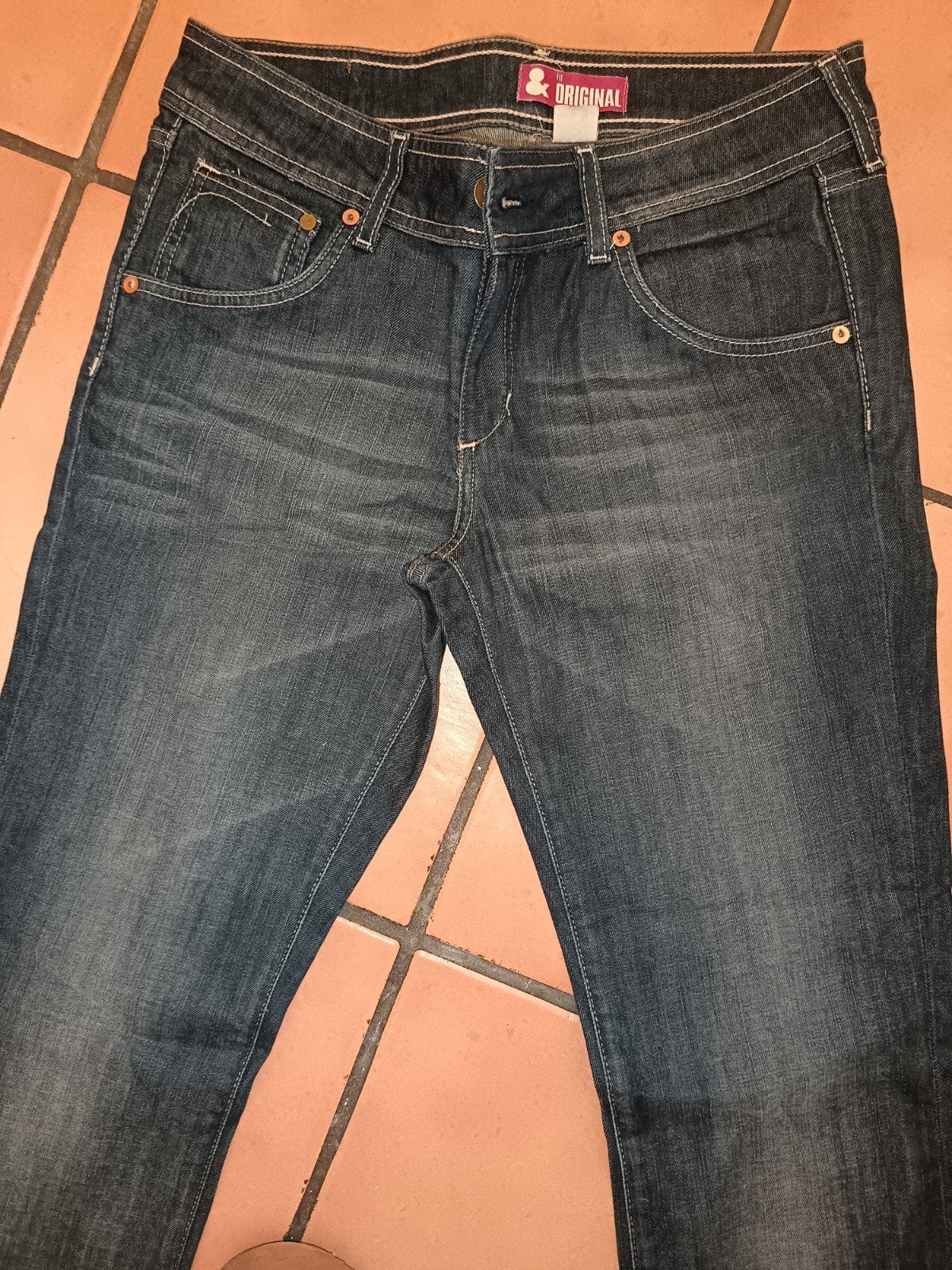 JEANS Heren & Fit Original W30, Kleding | Heren, Ophalen, Zo goed als nieuw, Blauw, W32 (confectie 46) of kleiner
