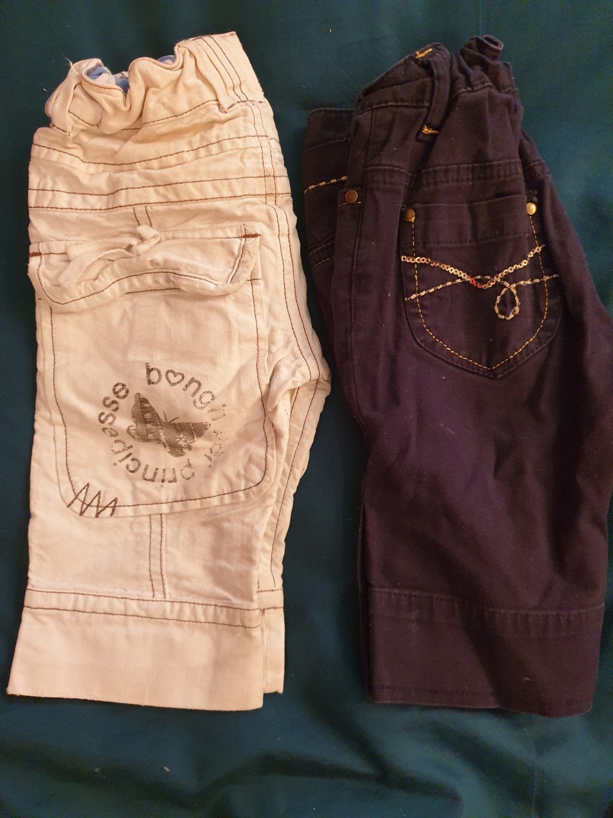 Bengh en zara Bermuda broekjes driekwart 98 104, Ophalen, Zo goed als nieuw, Meisje, Broek