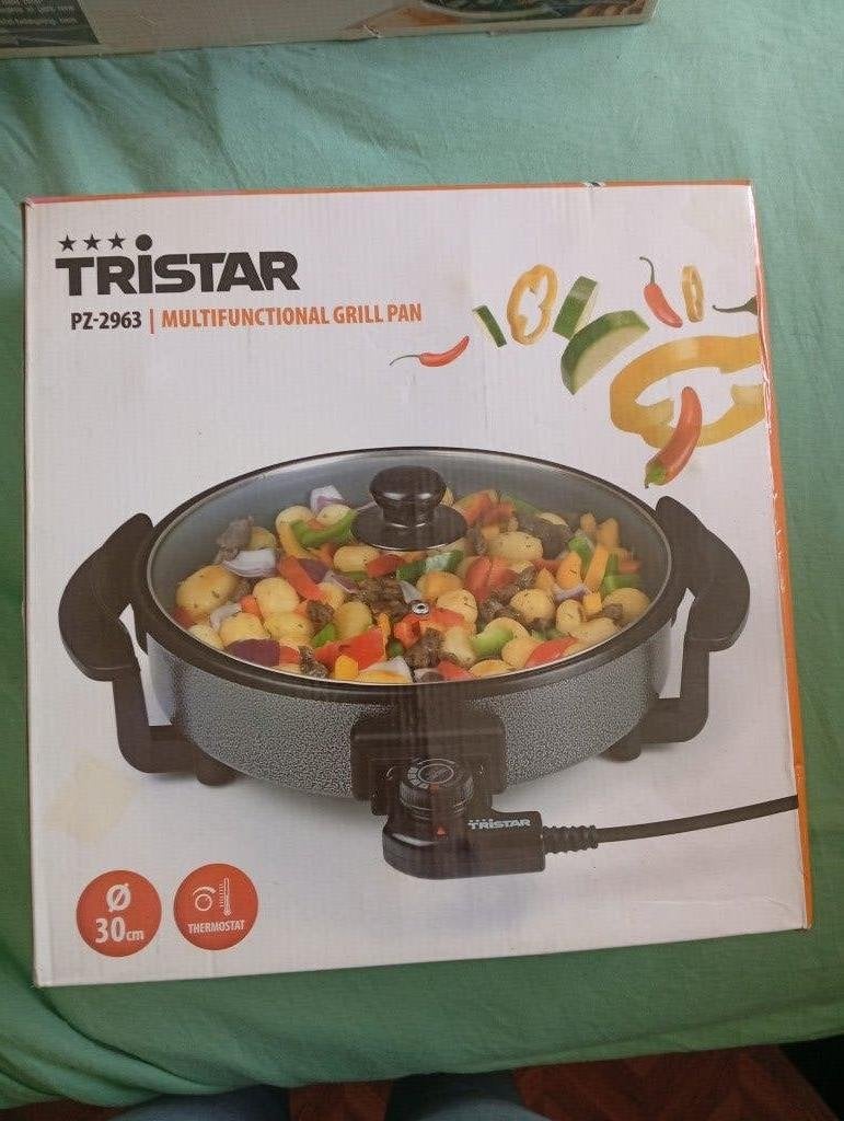 Tristar PZ-2963 elektriche hapjespan, Ophalen of Verzenden, Nieuw, Aluminium, Overige typen