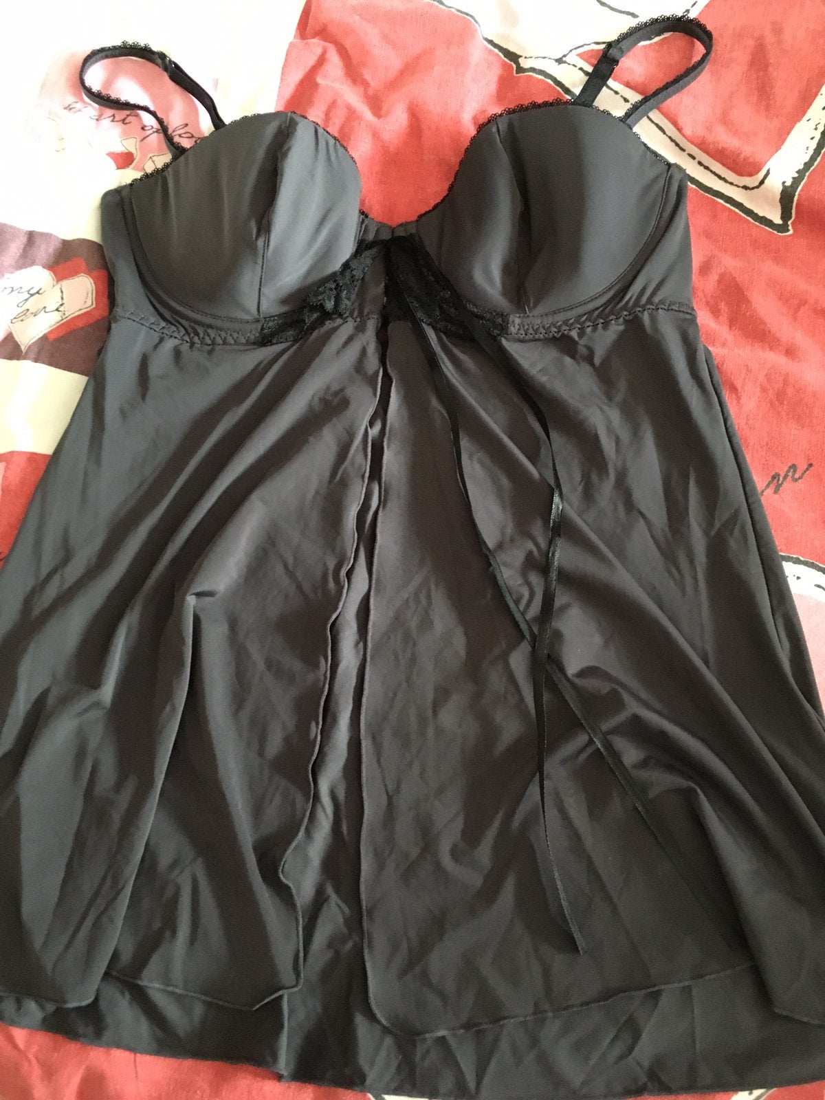 ESMARA Lingerie hemdje /kant Nieuw., Ophalen of Verzenden, Zwart, Body of Korset