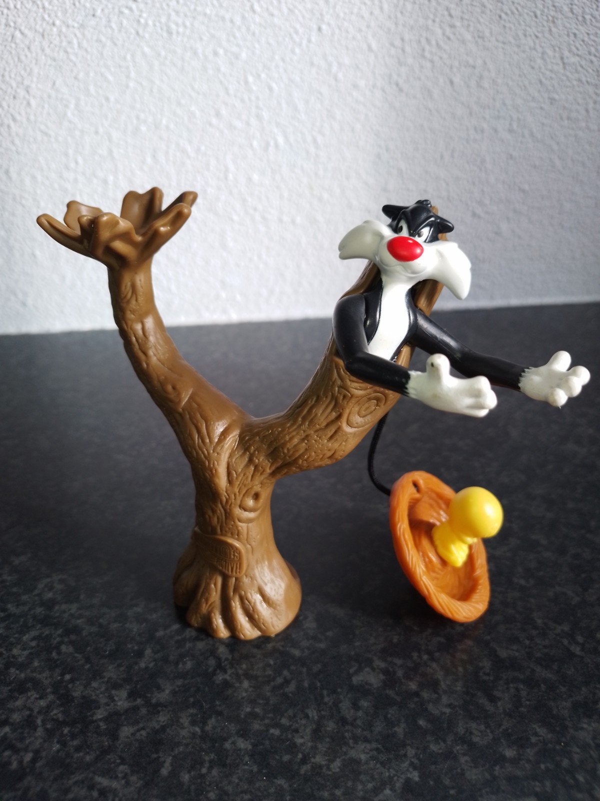 Tweety en Sylvester Speelfiguur, Ophalen of Verzenden, Looney Tunes, Zo goed als nieuw, Beeldje of Figuurtje