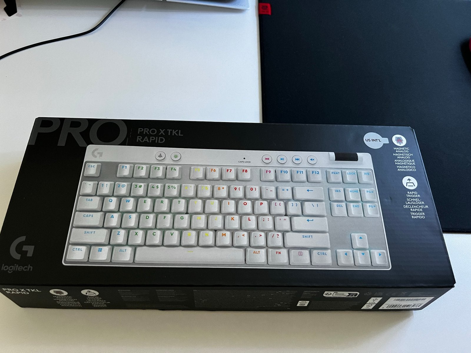 Logitech G PRO X TKL RAPID Gaming Toetsenbord Z.G.A.N, Computers en Software, Ophalen, Draadloos, Qwerty, Gaming toetsenbord