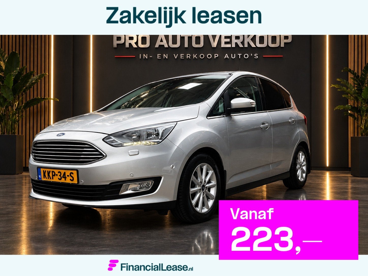 Ford C-MAX 1.5 Titanium carplay_PDC_Cruise_Automaat_Trekhaak, Dealer onderhouden, Euro 6, 4 cilinders, 150 pk