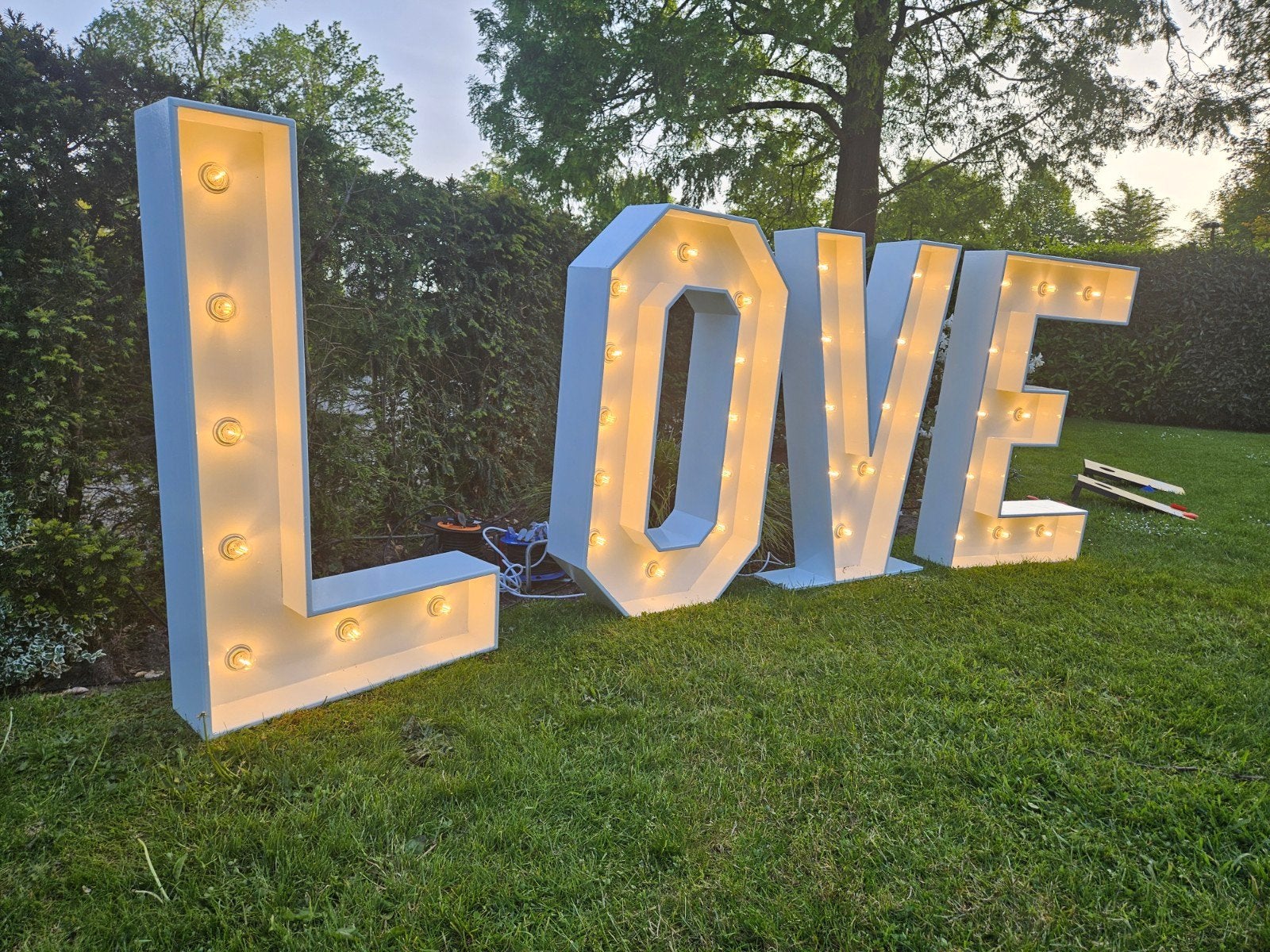XL Love Letters te huur    bruiloft huwelijk speciale, Ophalen of Verzenden, Versiering, Geboorte of Huwelijk