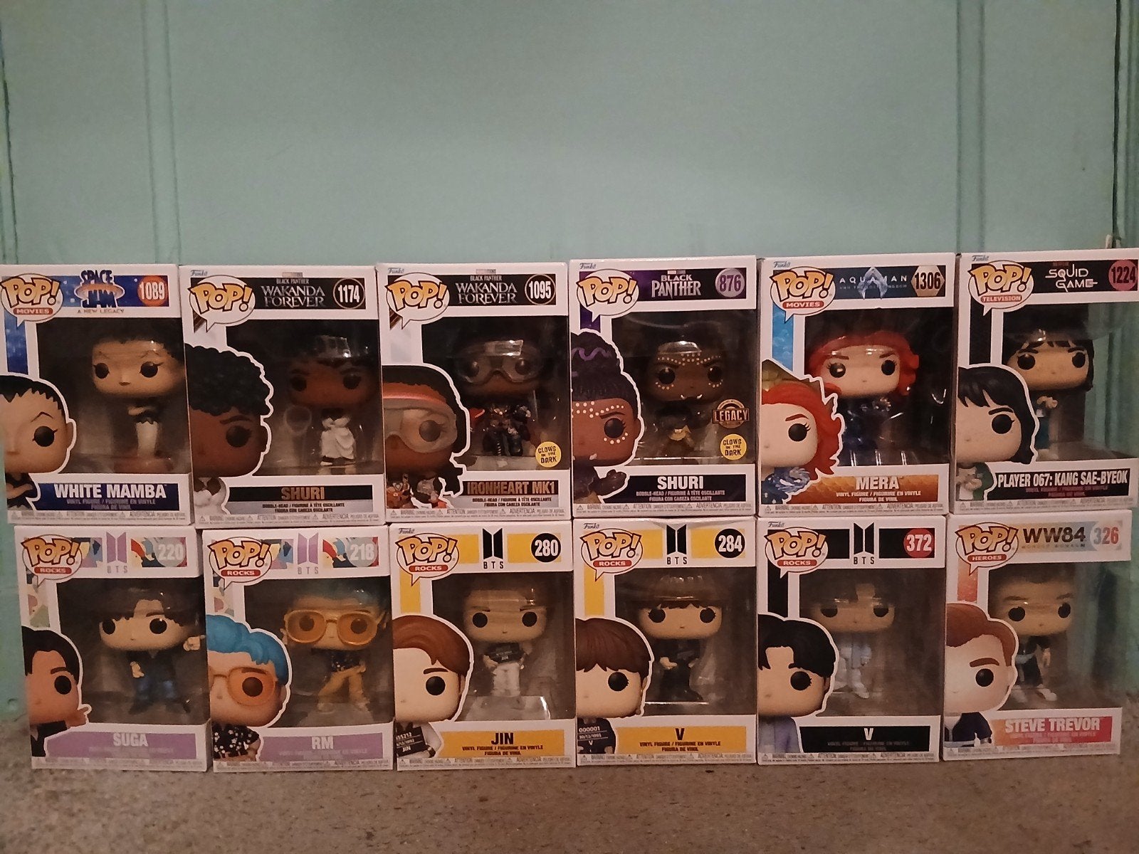 Funko Pop! Collectie: Space Jam Black Panther, BTS, Squid Ga, Verzamelen, Poppetjes en Figuurtjes, Ophalen of Verzenden, Nieuw