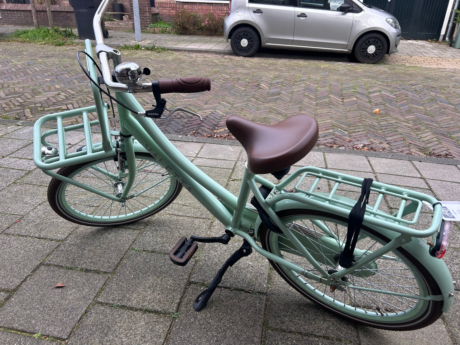 Valetta meisjesfiets Mintgroen 22 inch, Fietsen en Brommers, Ophalen of Verzenden, Zo goed als nieuw, 22 inch, Versnellingen