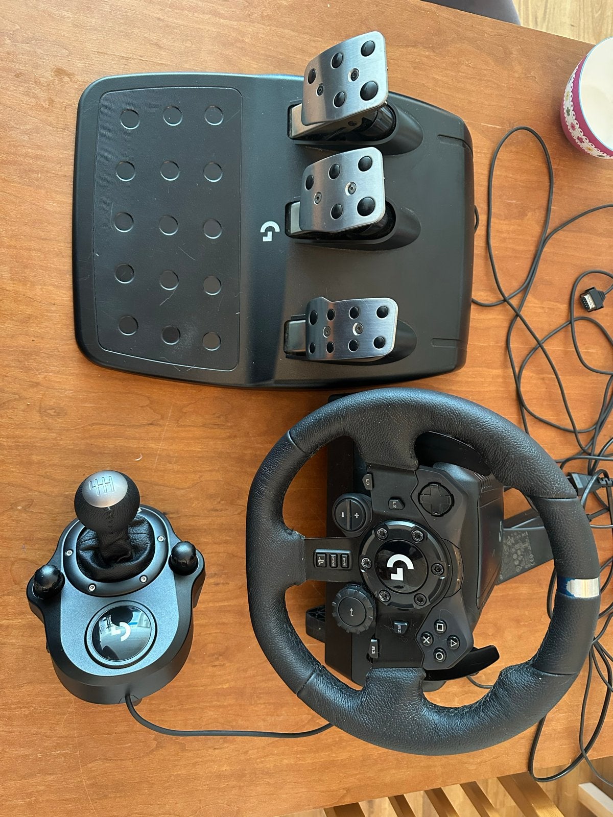 Logitech G923 racestuur + shifter (PS/PC) + Magnetic pedals, Ophalen of Verzenden, Gebruikt, Stuur of Pedalen, PlayStation 4