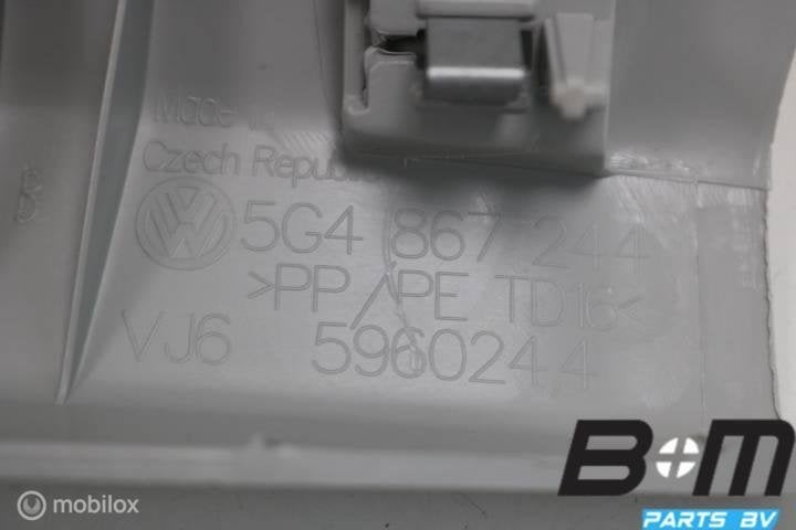 B - stijl bekleding rechts VW Golf 7 5G4867244B, Gebruikt