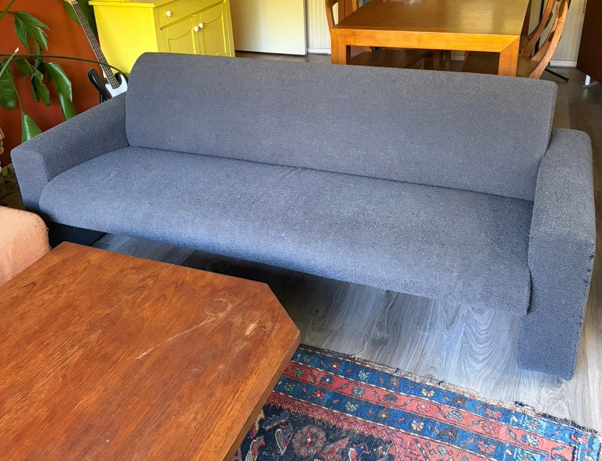 Artifort bank c691 driezits donker grijs, Ophalen, Gebruikt, Design, Driepersoons