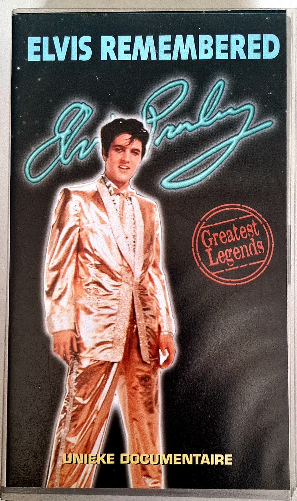 VHS/VIDEO  ELVIS PRESLEY - Elvis Remembered, Alle leeftijden, Ophalen of Verzenden, Gebruikt