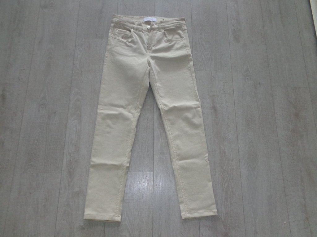 beige damesspijkerbroek van Angels, maat 36, Ophalen of Verzenden, Zo goed als nieuw, Overige kleuren, W28 - W29 (confectie 36)