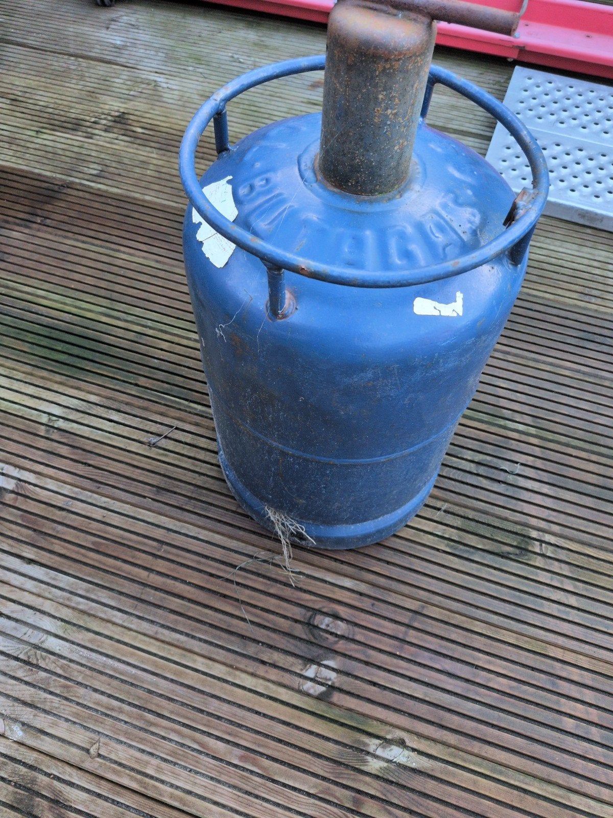 lege gasfles gratis, Ophalen, Gebruikt