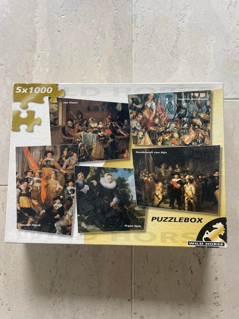 Ravensburger & King Puzzelboxen - 3 Legpuzzels, Ophalen, 500 t/m 1500 stukjes, Gebruikt, Legpuzzel