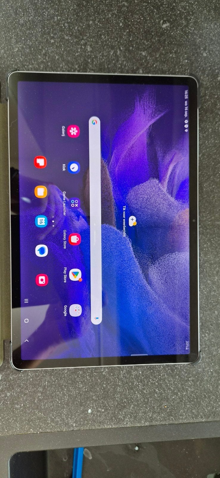 Samsung Galaxy Tab S7 FE met S Pen en hoes, Computers en Software, Ophalen, Galaxy Tab S7 FE, 12 inch, Zo goed als nieuw