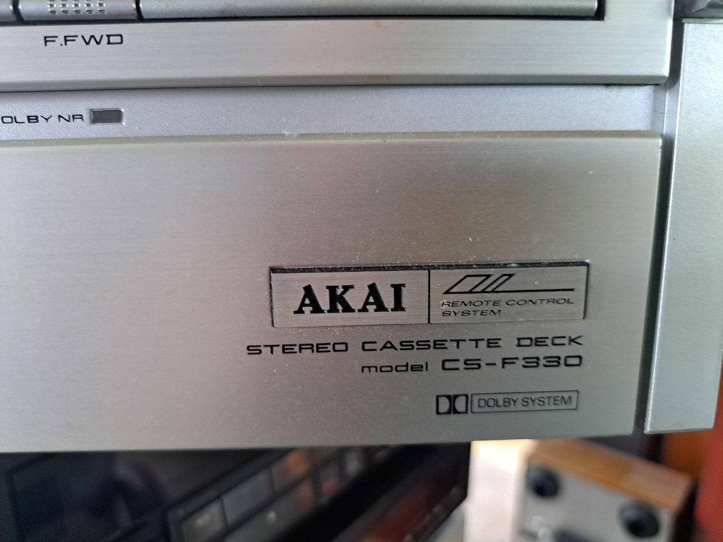 Akai cs f330, Audio, Tv en Foto, Cassettedecks, Ophalen, Enkel, Overige merken, Tiptoetsen