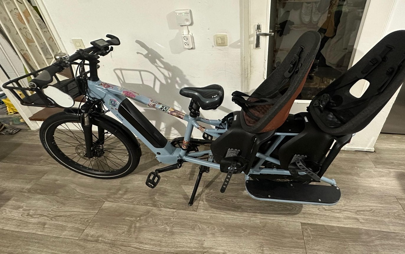 Longtail fiets elektrische R500, Fietsen en Brommers, Elektrische fietsen, Ophalen, Zo goed als nieuw, 50 km per accu of meer
