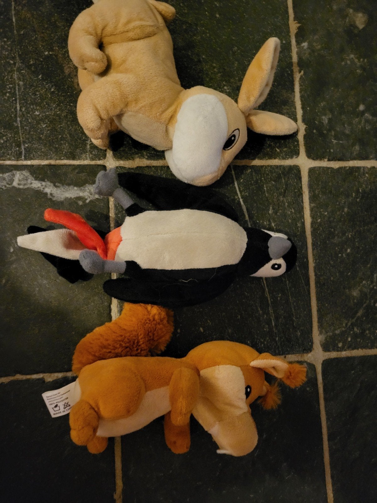 Efteling Sprookjesboom Knuffels - Set van 3, Gebruikt, Konijn, Ophalen of Verzenden, Bruin