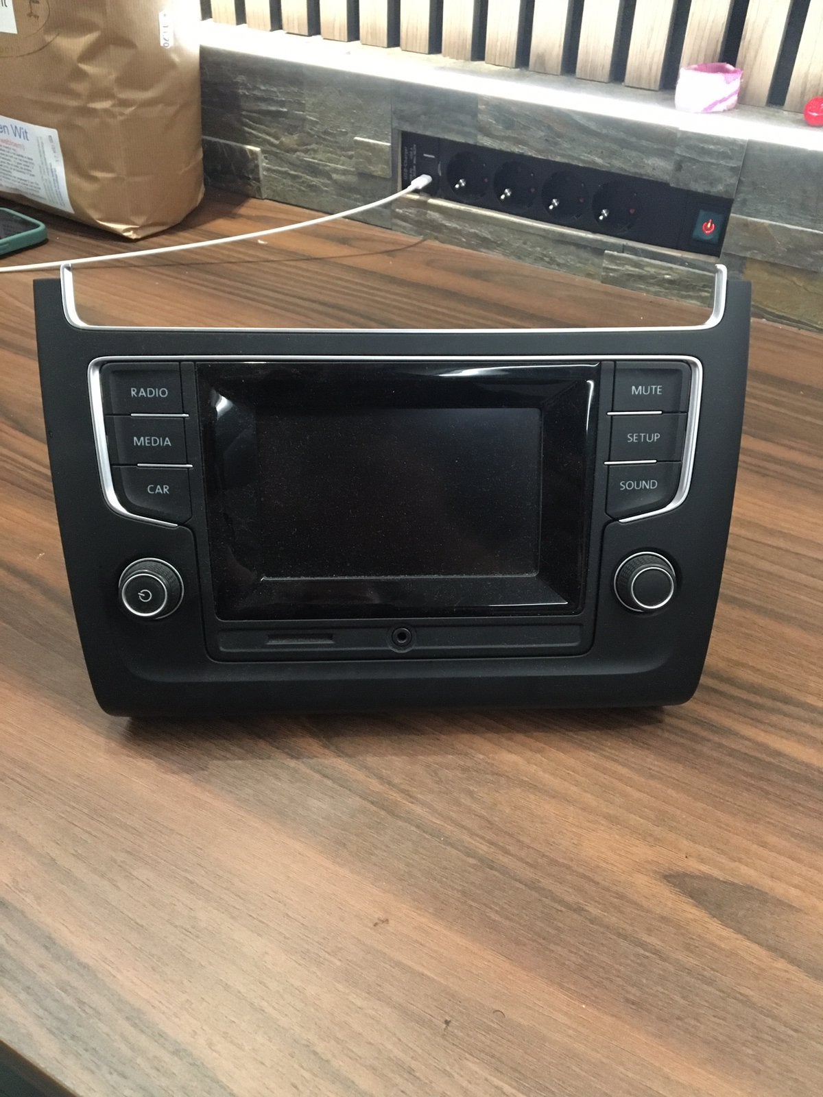 Vw polo auto radio 6C0035885C, Ophalen of Verzenden, Zo goed als nieuw