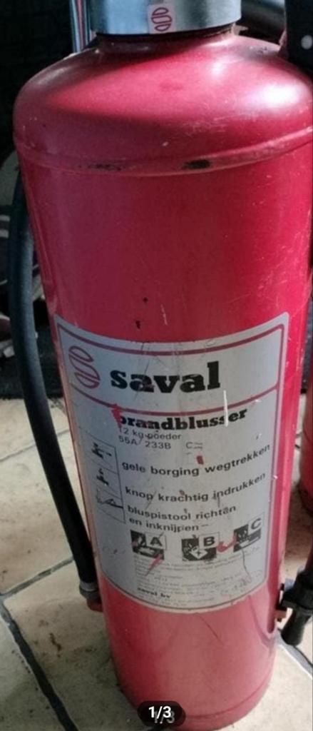 SABAL BRAND BLUSSER 12 KG Verzegeld, Ophalen of Verzenden, Gebruikt, Brandblusser