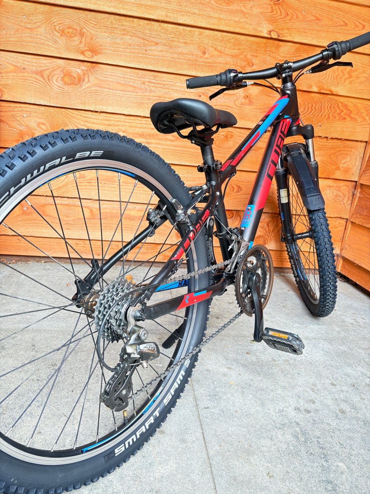 Stoere 24inch Cube MTB met nieuwe onderdelen, Gebruikt, Velgrem, Versnellingen, Minder dan 49 cm