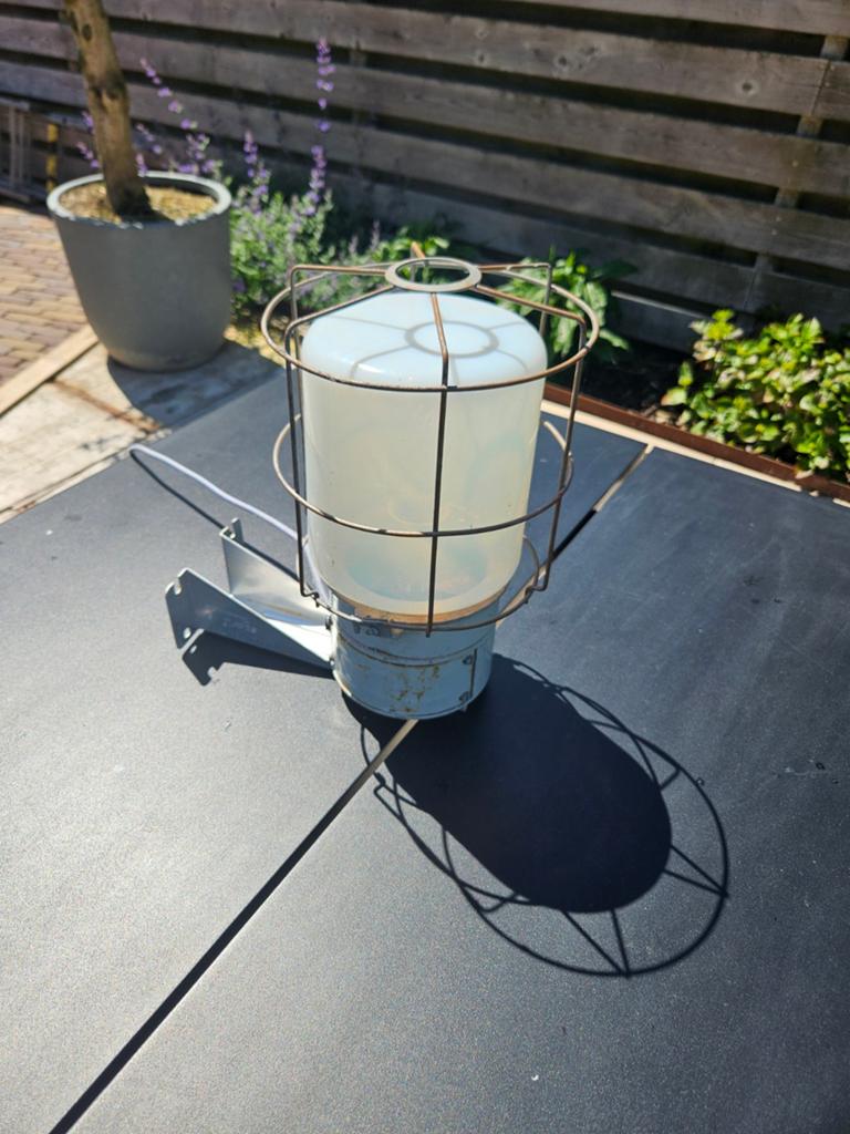 Vintage industriële lamp - Unieke sfeermaker, Antiek en Kunst, Ophalen
