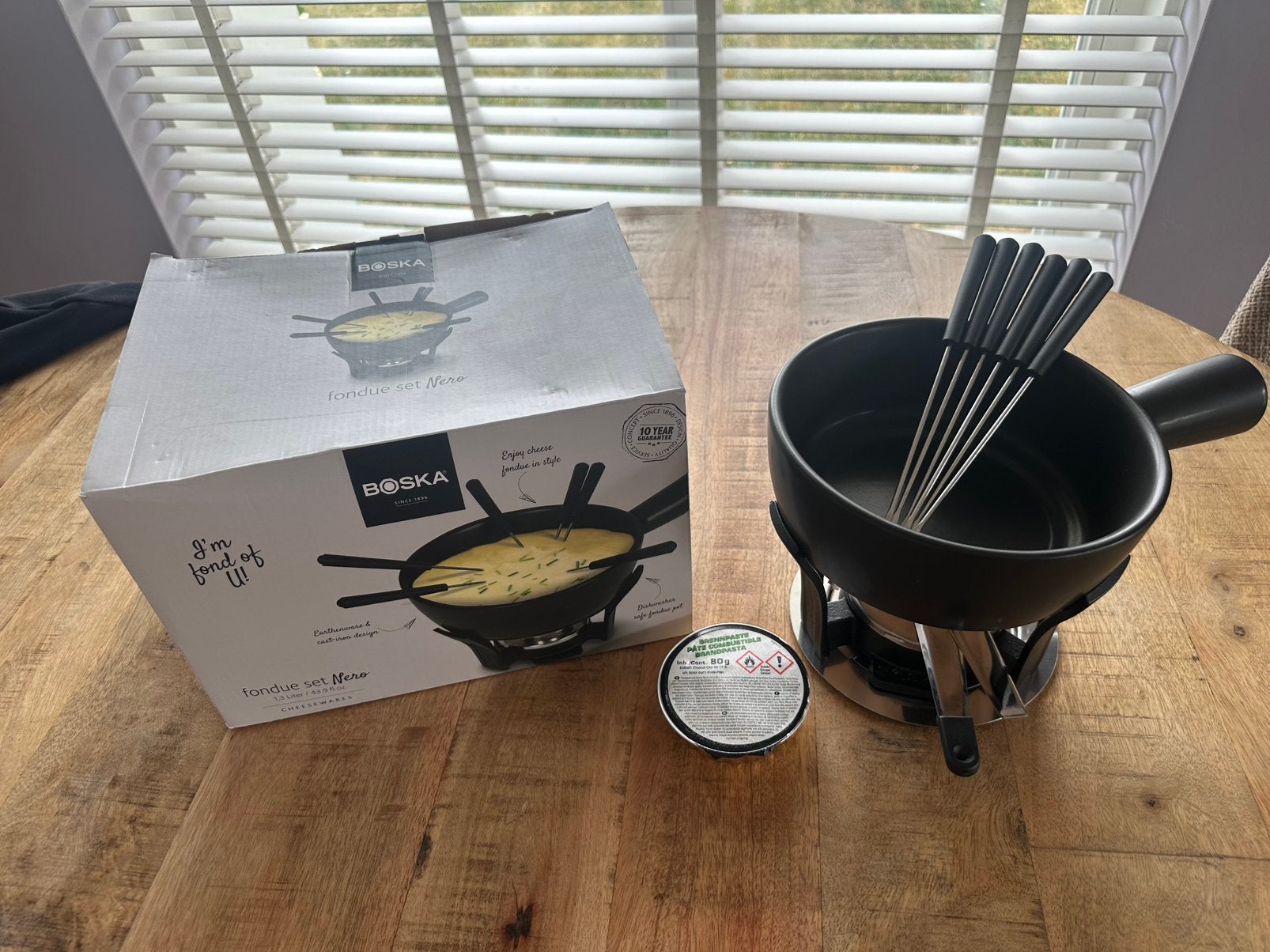 Boska kaasfondueset, Ophalen, Zo goed als nieuw, Fondueset