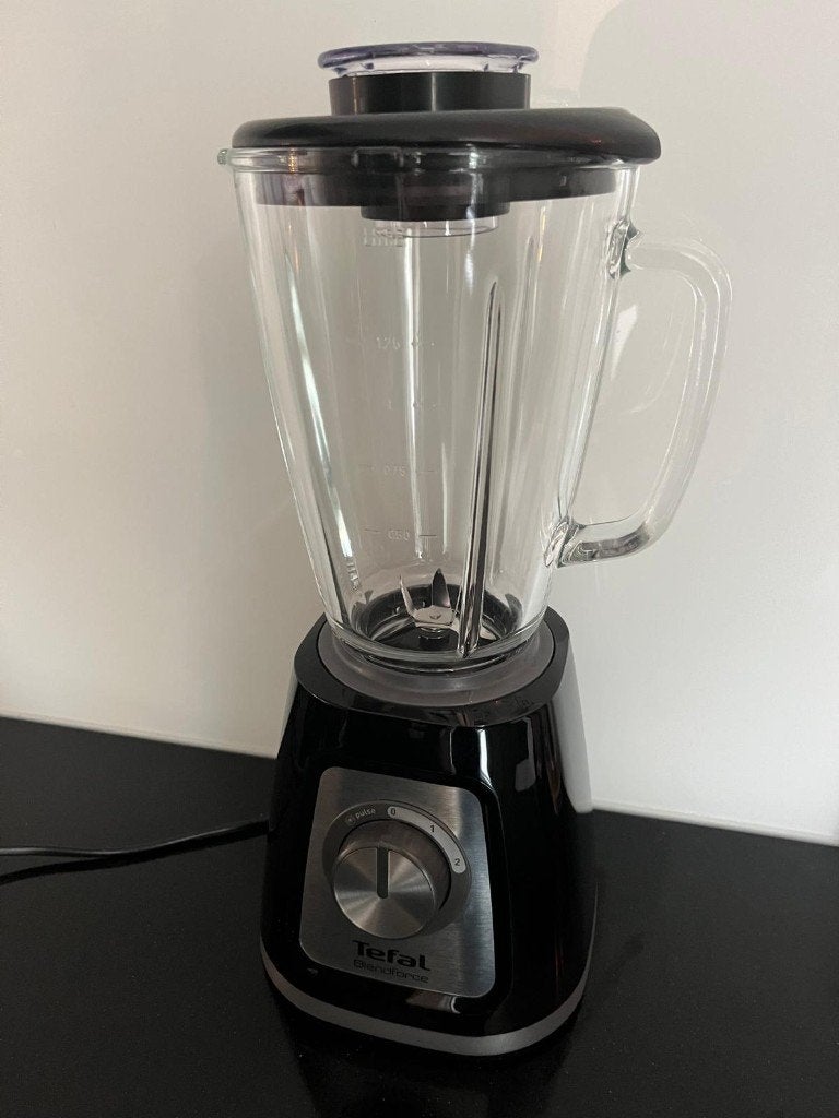 Tefal Blendforce II BL4388 blender - Glas - ZGAN, Ophalen of Verzenden, Zo goed als nieuw, Blender