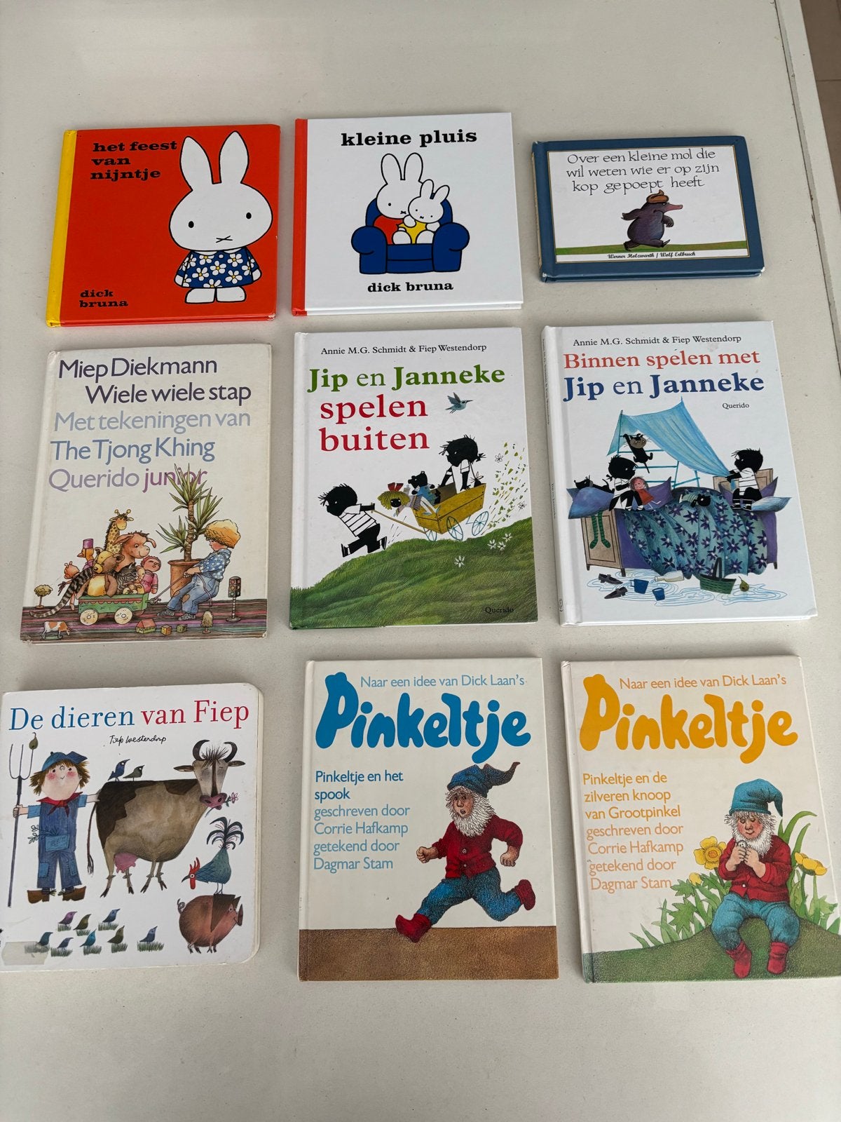 Grote collectie kinderboeken: Nijntje, Jip en Janneke, Pinke, Ophalen of Verzenden, Gelezen, 3 tot 4 jaar
