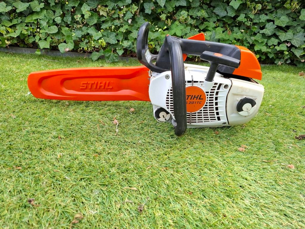 ✅️ Stihl ms 201tc tophandle kettingzaag, Tuin en Terras, Hand-tuingereedschap, Ophalen of Verzenden, Gebruikt, Stihl