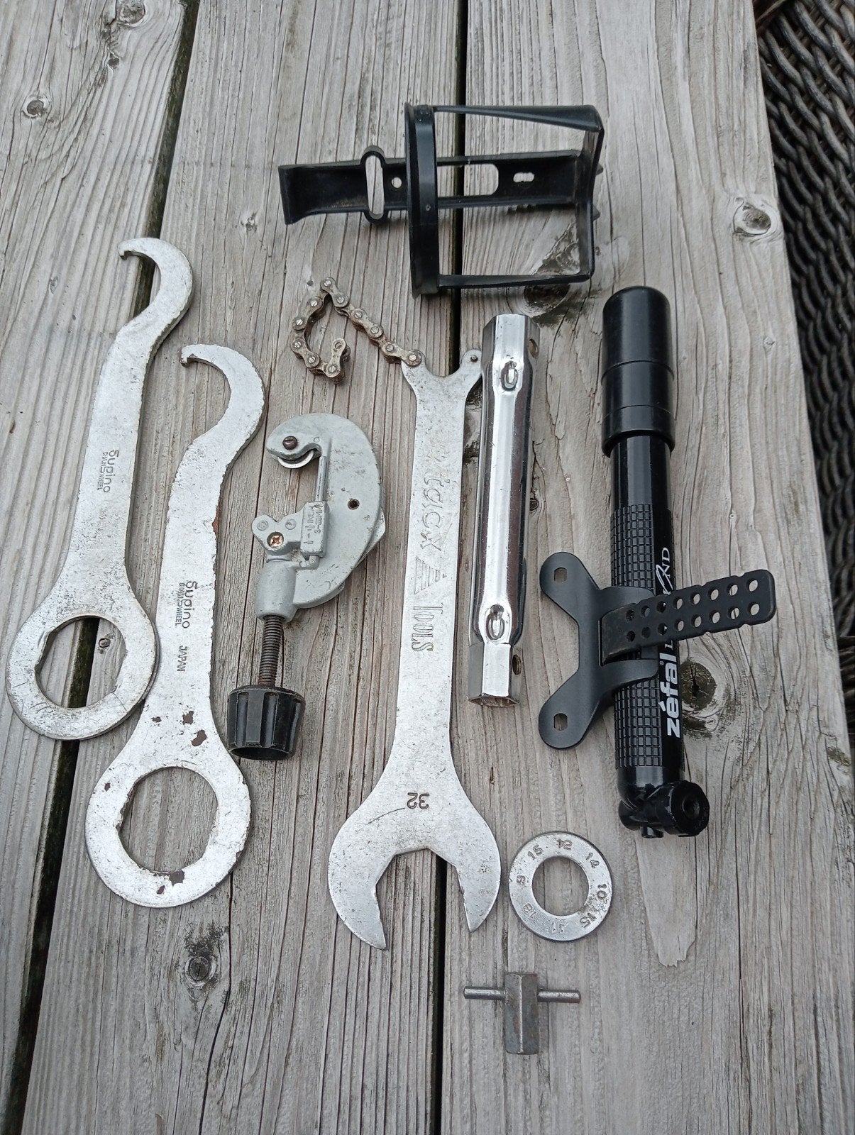Diverse fiets materiaal, Ophalen