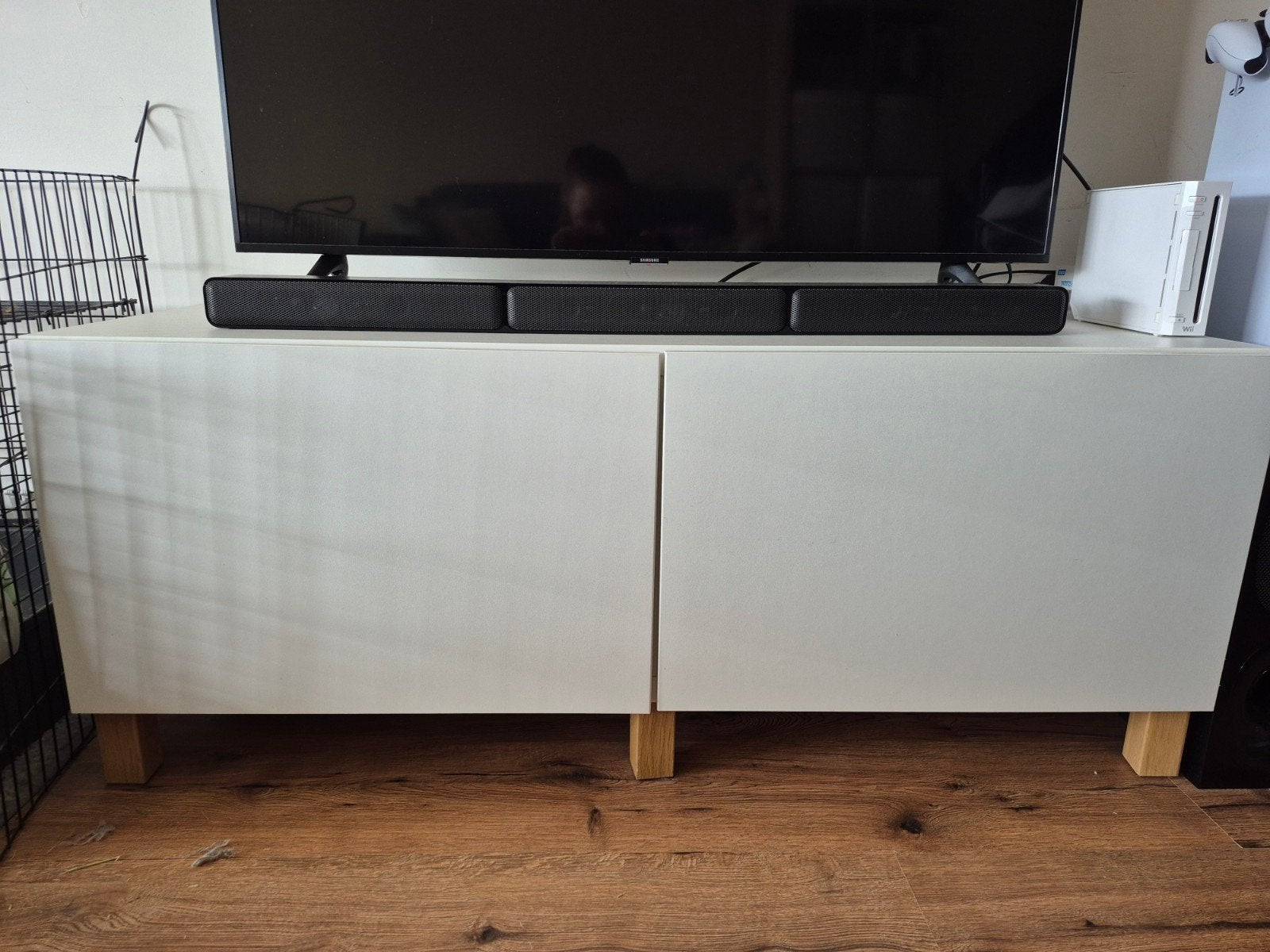 IKEA BESTÅ TV-meubel 120x42x48 cm, Ophalen, 100 tot 150 cm, Zo goed als nieuw, Minder dan 100 cm