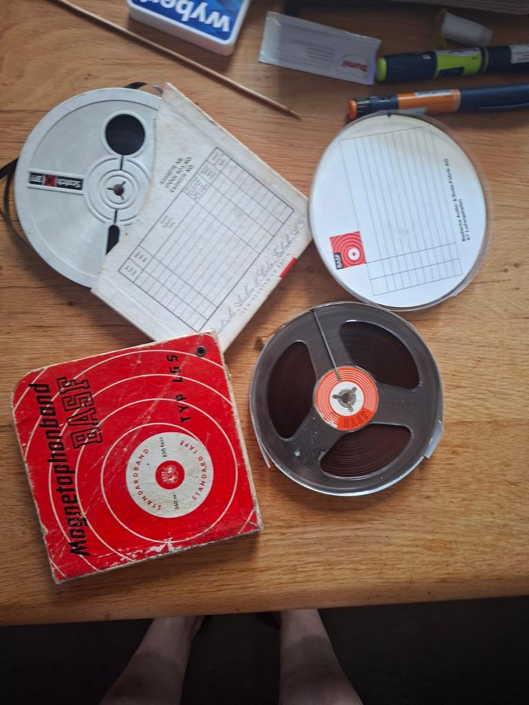 Vintage banden voor bandrecorder - diverse merken, Audio, Tv en Foto, Bandrecorders, Ophalen of Verzenden, Onderdeel, Met banden