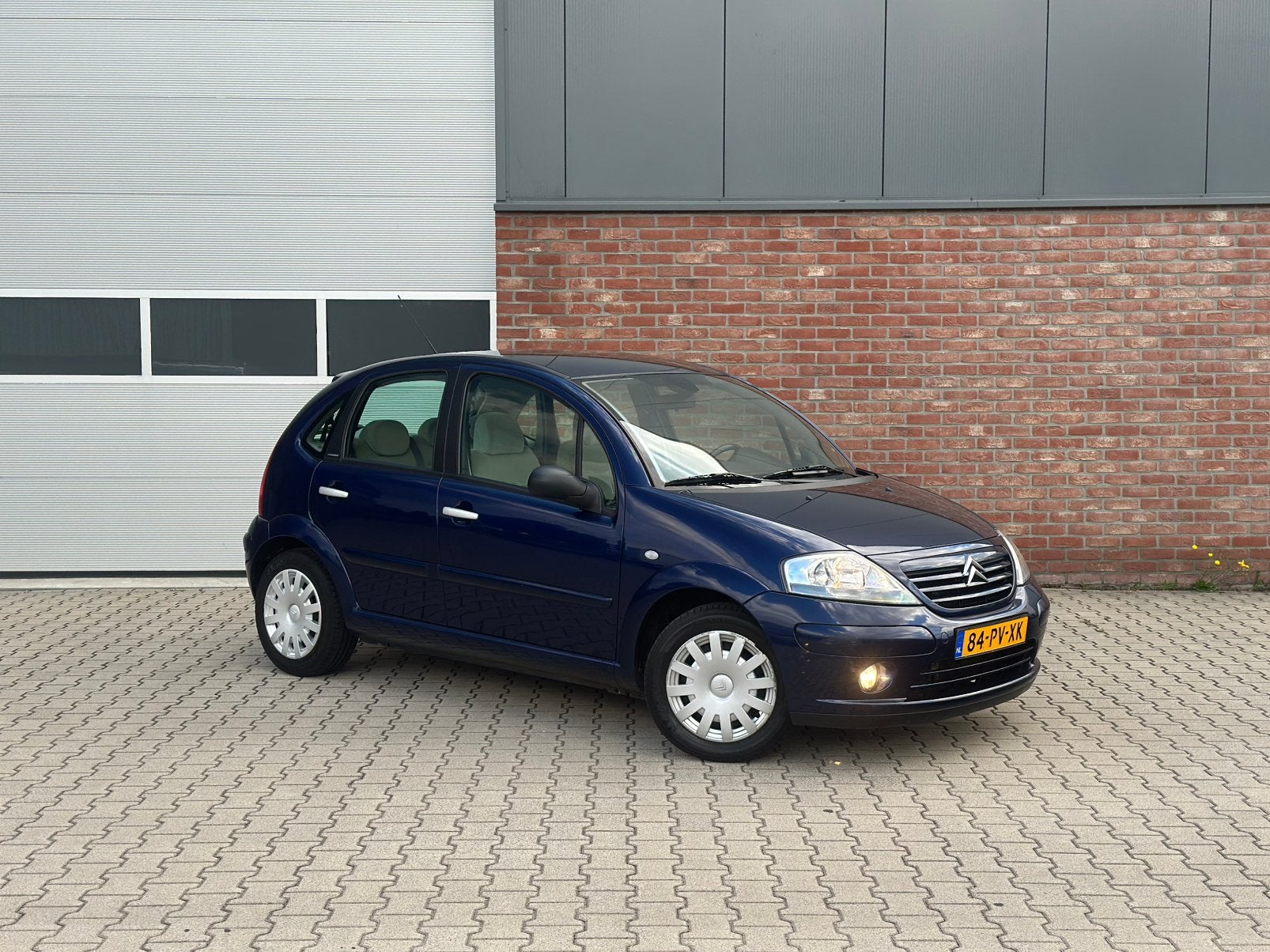 Citroën C3 1.4 I 2005 Blauw 71dkm! NAP Airco/Cruise control, Auto's, Voorwielaandrijving, Dealer onderhouden, Stof, Blauw