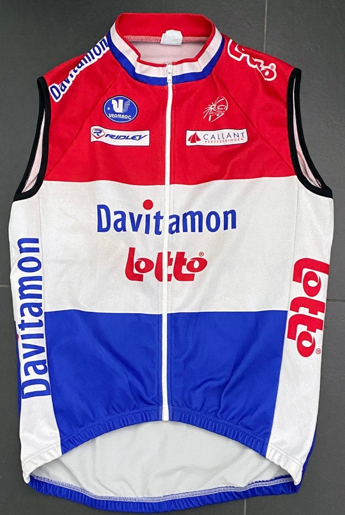Wielerbody LOTTO-DAVITAMON–LEON VAN BON–NK weg 2005 + naam, Ophalen of Verzenden, Overige typen