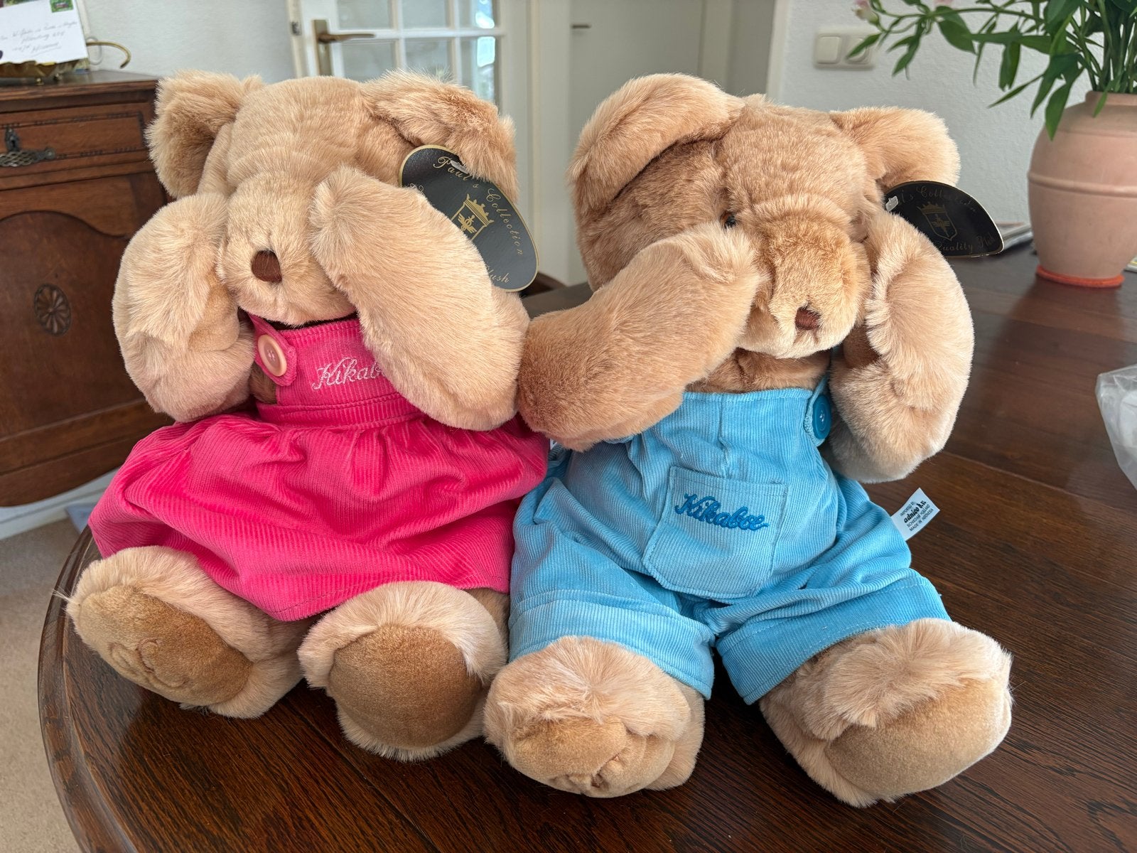 Meerdere nieuwe Kikaboo knuffelberen - Jongen en Meisje, Overige merken, Beer, Nieuw, Ophalen of Verzenden