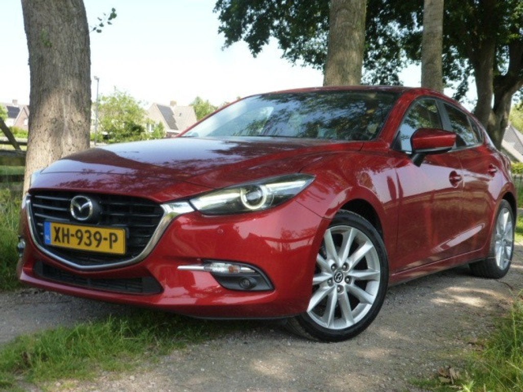 Mazda 3 2.2 SKY ACTIV, D-150 PK,ECC,HEAD UP,LEDER,MOOI !!!, Auto's, Mazda, Gebruikt, Euro 6, 4 cilinders, 150 pk