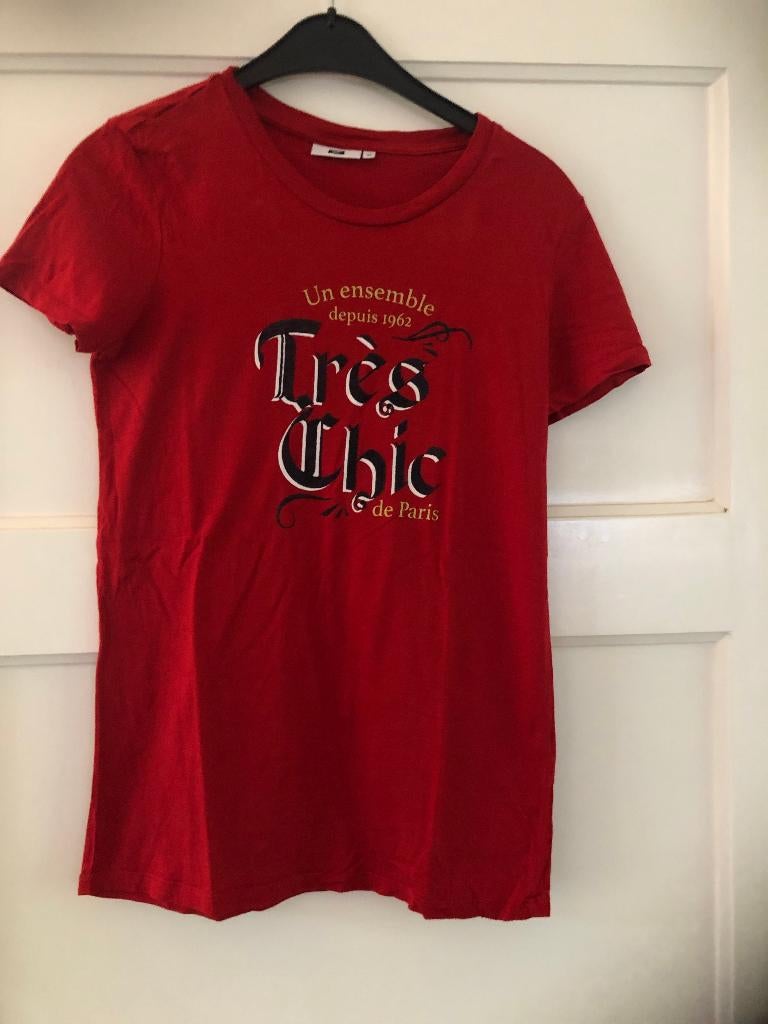 We shirt korte mouwen rood maat xs, Kleding | Dames, WE, Ophalen of Verzenden, Zo goed als nieuw, Korte mouw