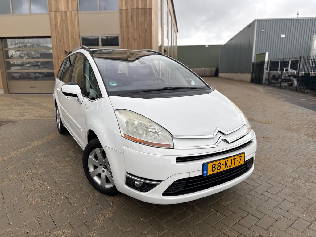 Citroen Grand C4 Picasso 1.6 VTi Business 7p. (bj 2009) NAVI, Auto's, Voorwielaandrijving, Stof, Gebruikt, Zwart
