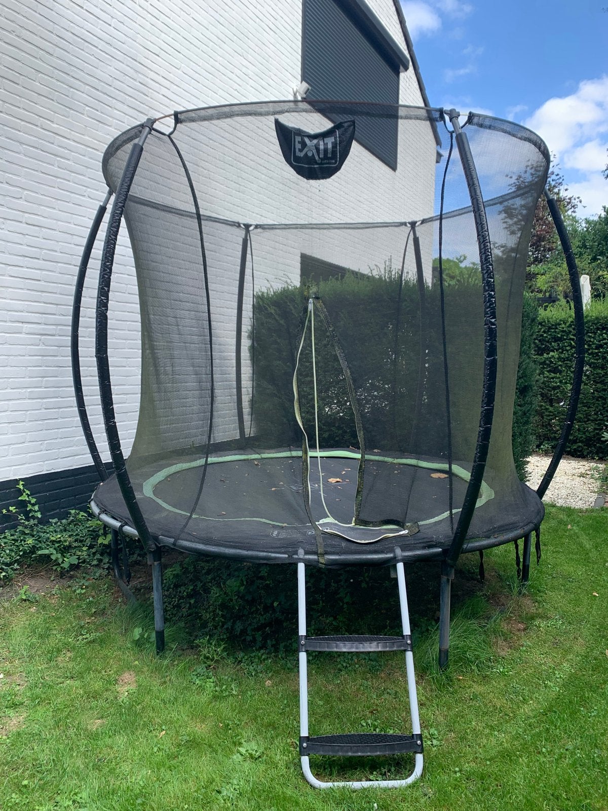 EXIT Trampoline met veiligheidsnet en ladder, Kinderen en Baby's, Ophalen, Gebruikt