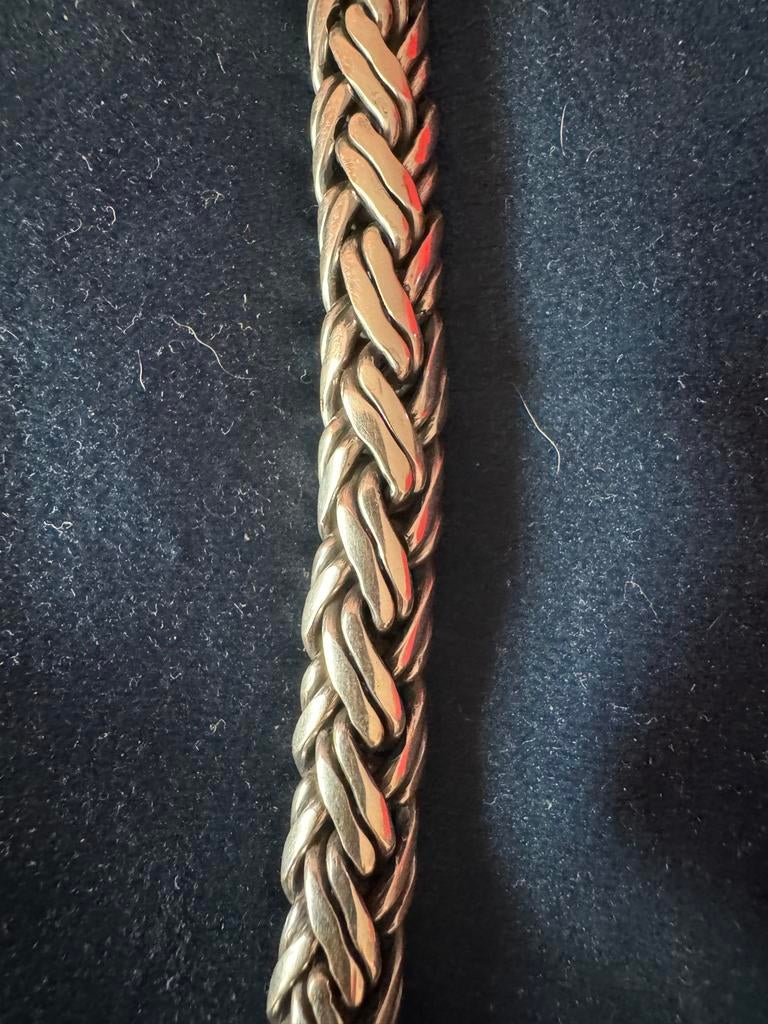 Zilveren handgemaakte armband, Verzenden, Gebruikt, Zilver