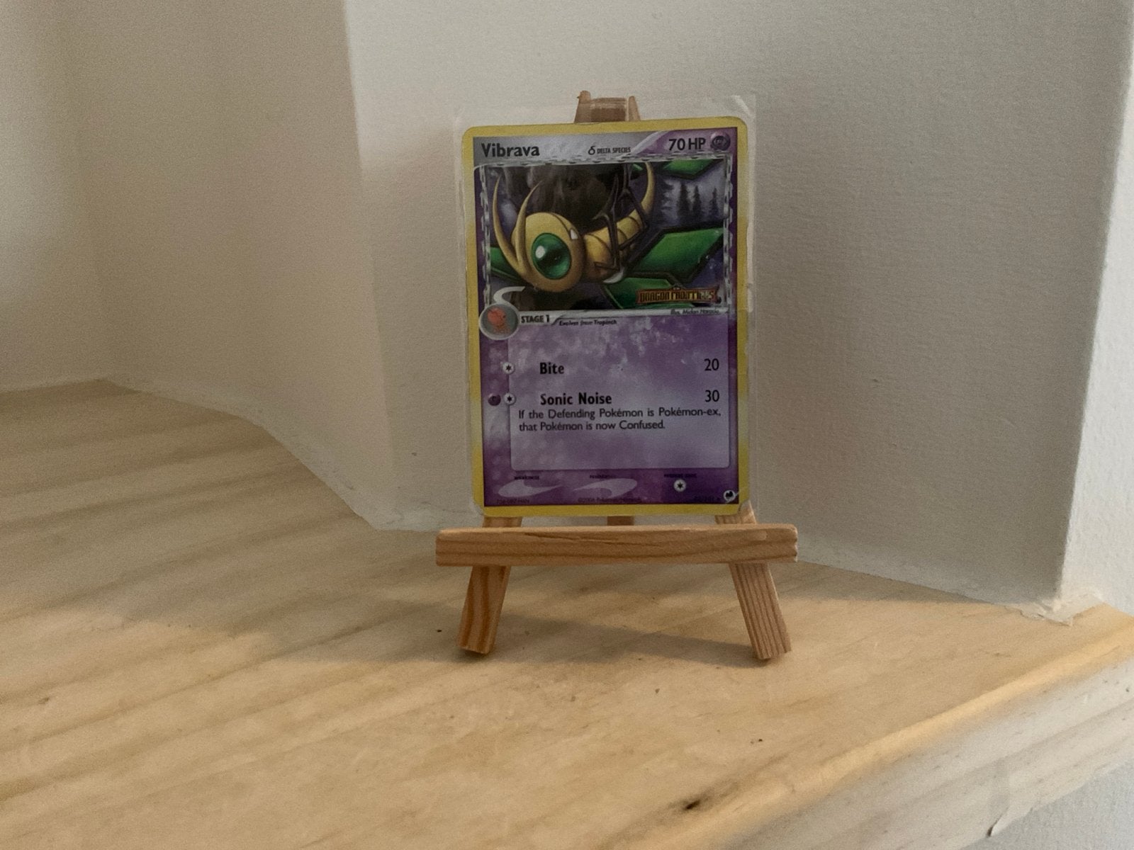 Vibrava Reverse Holo Dragon Frontiers Pokémon Kaart, Ophalen of Verzenden, Gebruikt, Losse kaart, Foil