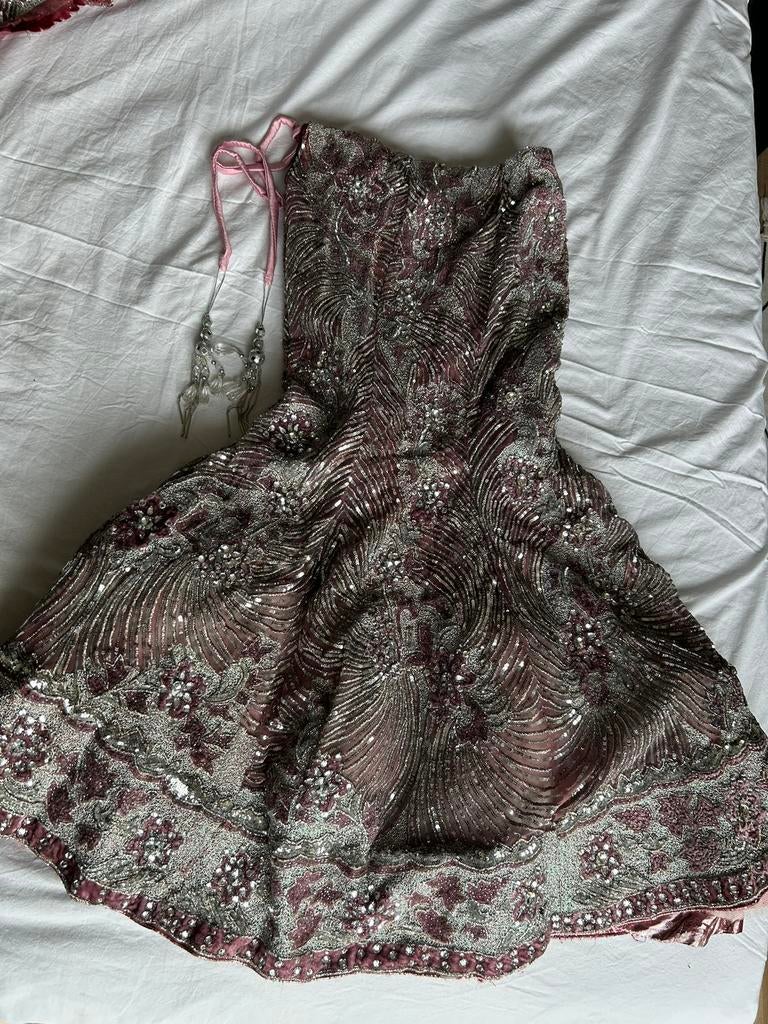 Fishcut lehenga, Overige typen, Ophalen of Verzenden, Zo goed als nieuw, Roze