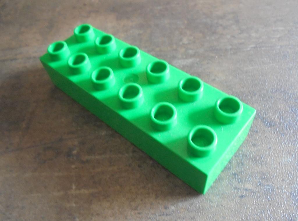Lego Duplo Brick 2x6 (zie foto's) 2, Ophalen of Verzenden, Gebruikt, Losse stenen, Duplo