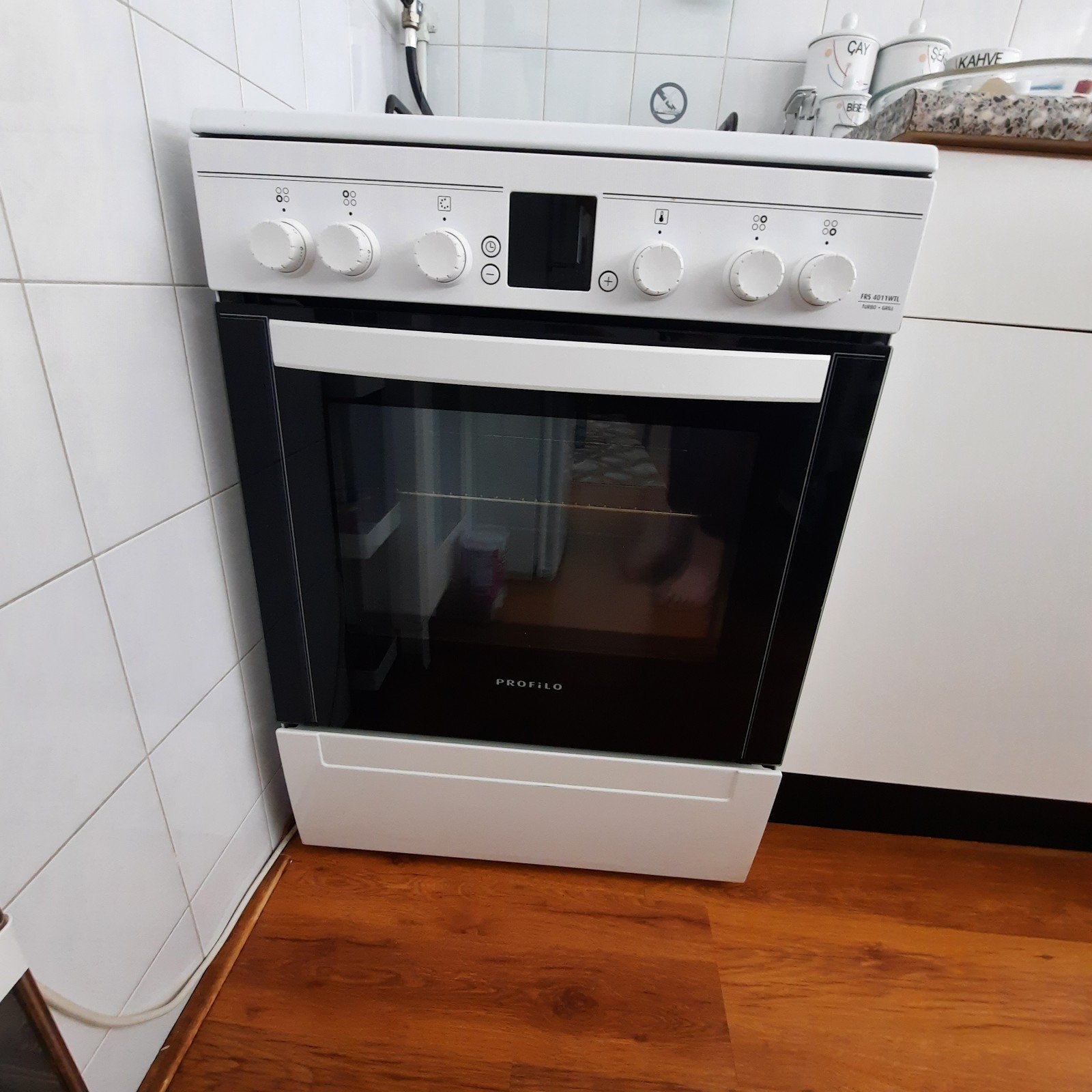 Profilo Gasfornuis met Oven, Ophalen, Gebruikt, 4 kookzones, Gas